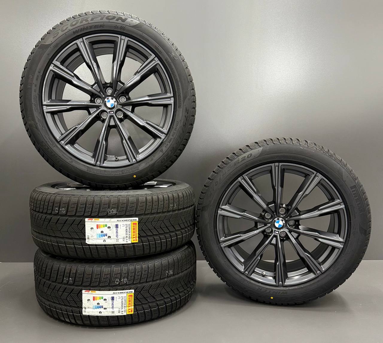 Колеса диски зима комплект BMW X5 X6 740M Pirelli 20"