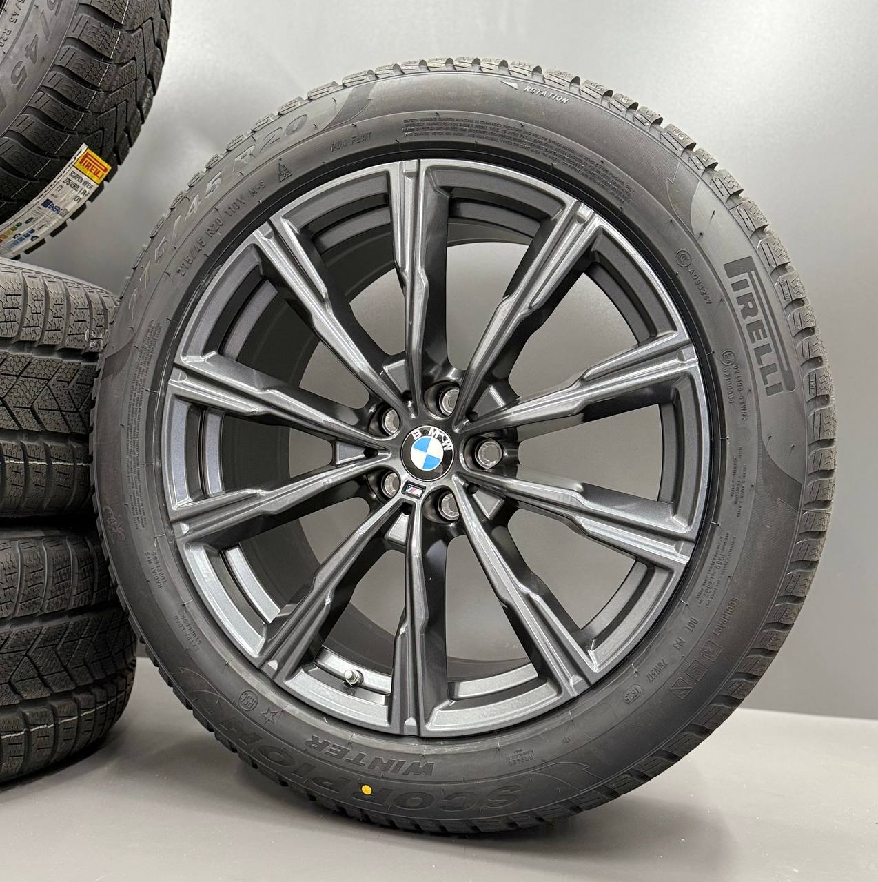 Колеса диски зима комплект BMW X5 X6 740M Pirelli 20" - Зображення 2