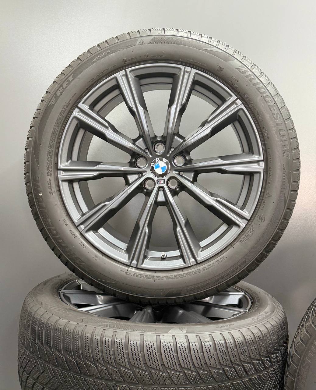 Колеса диски зимовий комплект для BMW X5 X6 740M Bridgestone 20" - Зображення 2