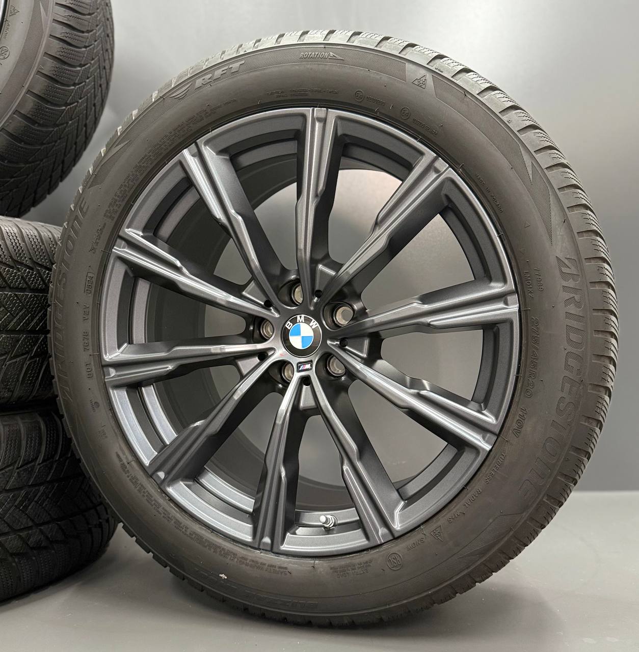 Колеса диски зимовий комплект для BMW X5 X6 740M Bridgestone 20" - Зображення 3