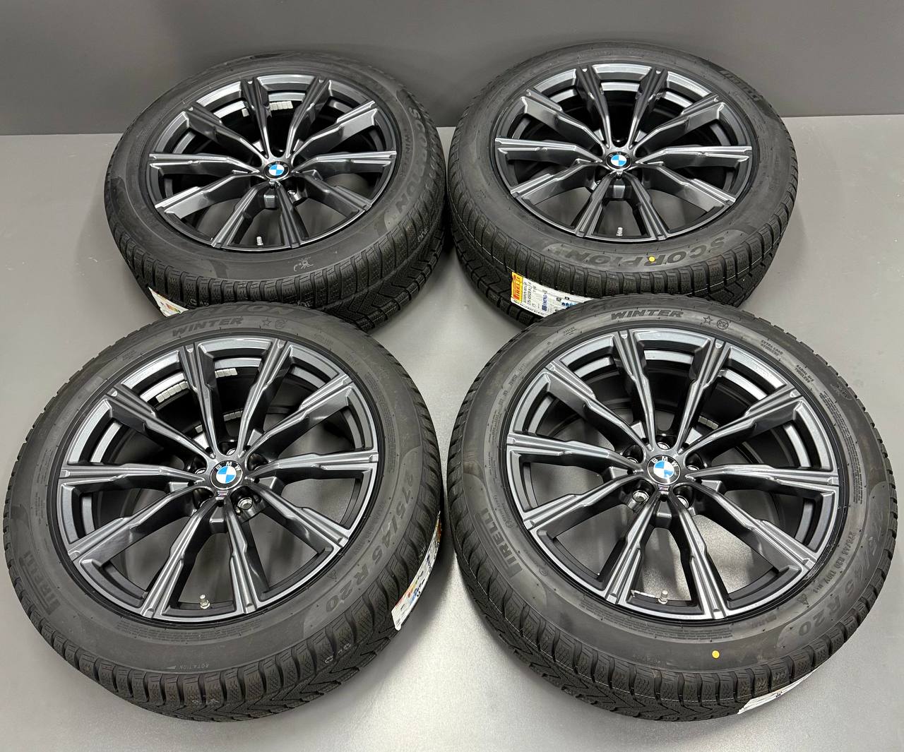 Колеса диски зима комплект BMW X5 X6 740M Pirelli 20" - Зображення 4