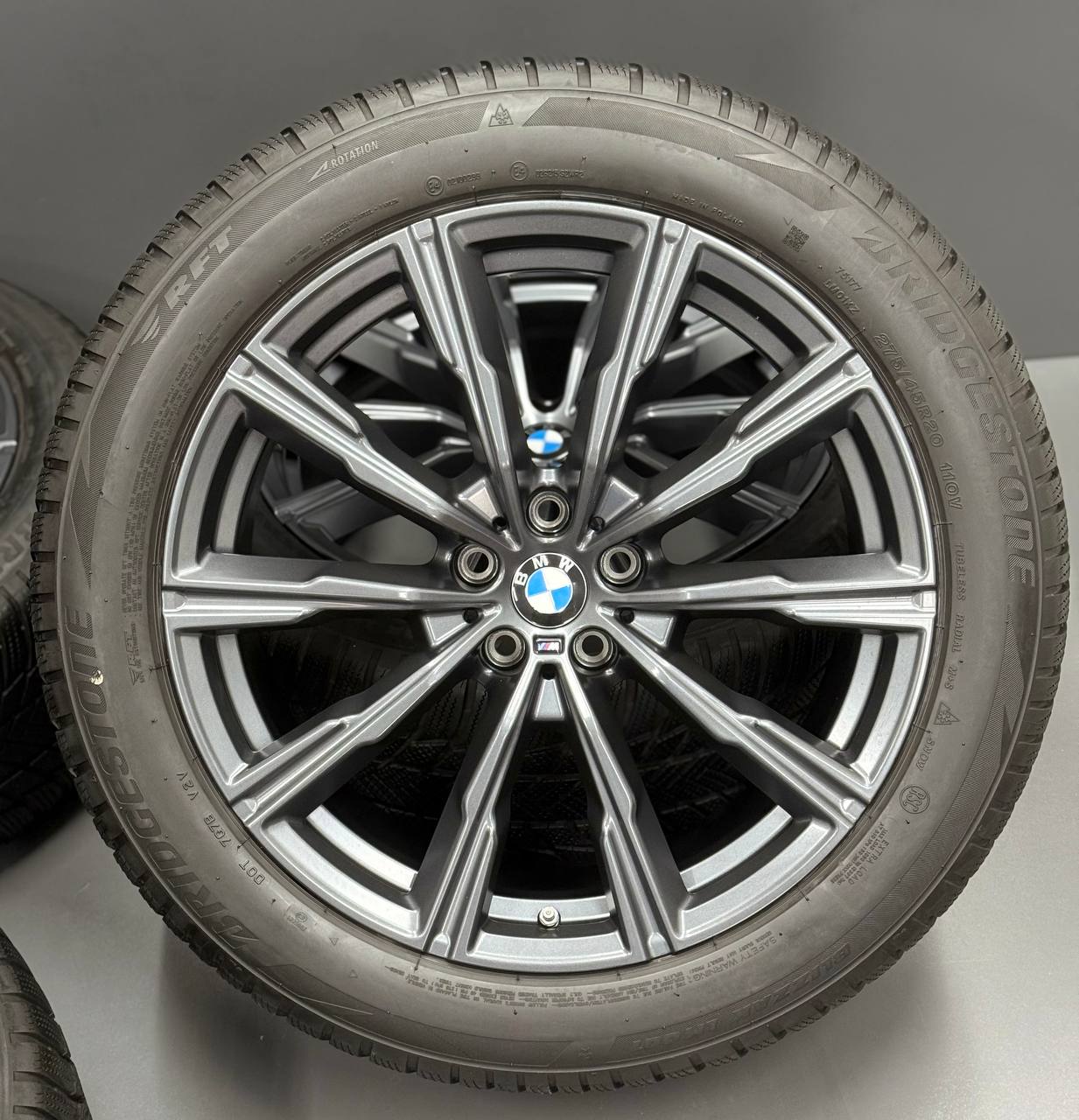 Колеса диски зимовий комплект для BMW X5 X6 740M Bridgestone 20" - Зображення 5